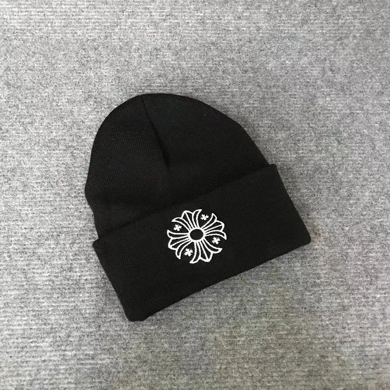 Chrome Hearts Beanie — Black Cross Flower colorway — USFans Spreadsheet photo