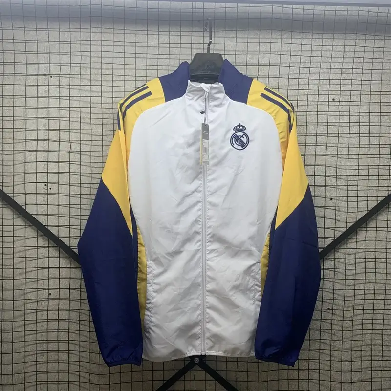 Vintage Jersey Hoodie Zip — New Real Madrid embroidered single-sided colorway — Kakobuy Spreadsheet photo