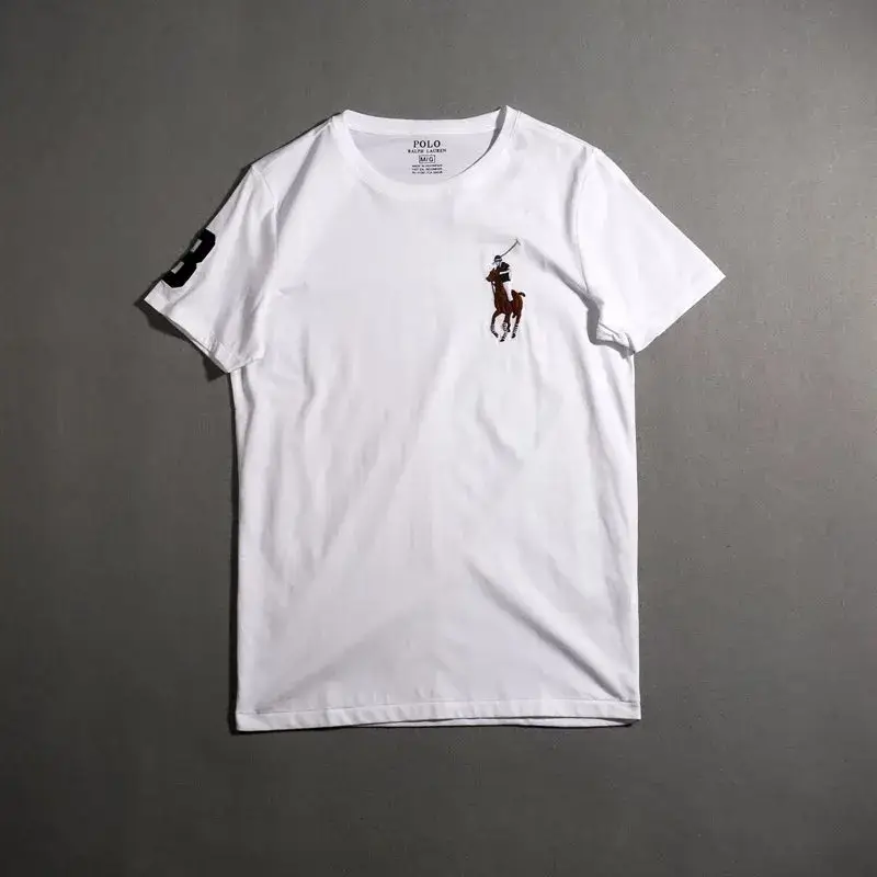 Polo Sport Round Neck T-Shirt — Color horse white colorway — USFans Spreadsheet photo