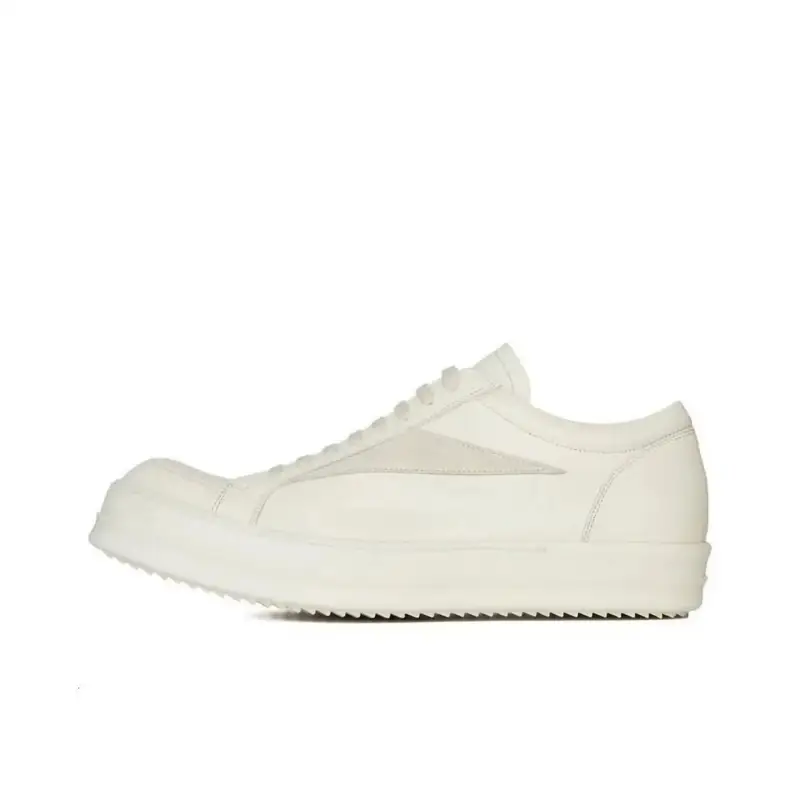 Rick Owens Vans Sneakers Denim — White leather surface colorway — USFans Spreadsheet photo