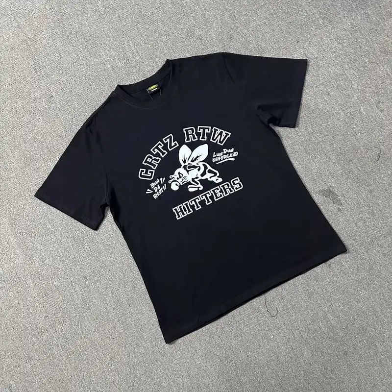 Corteiz Tee — 3253 black colorway — USFans Spreadsheet photo