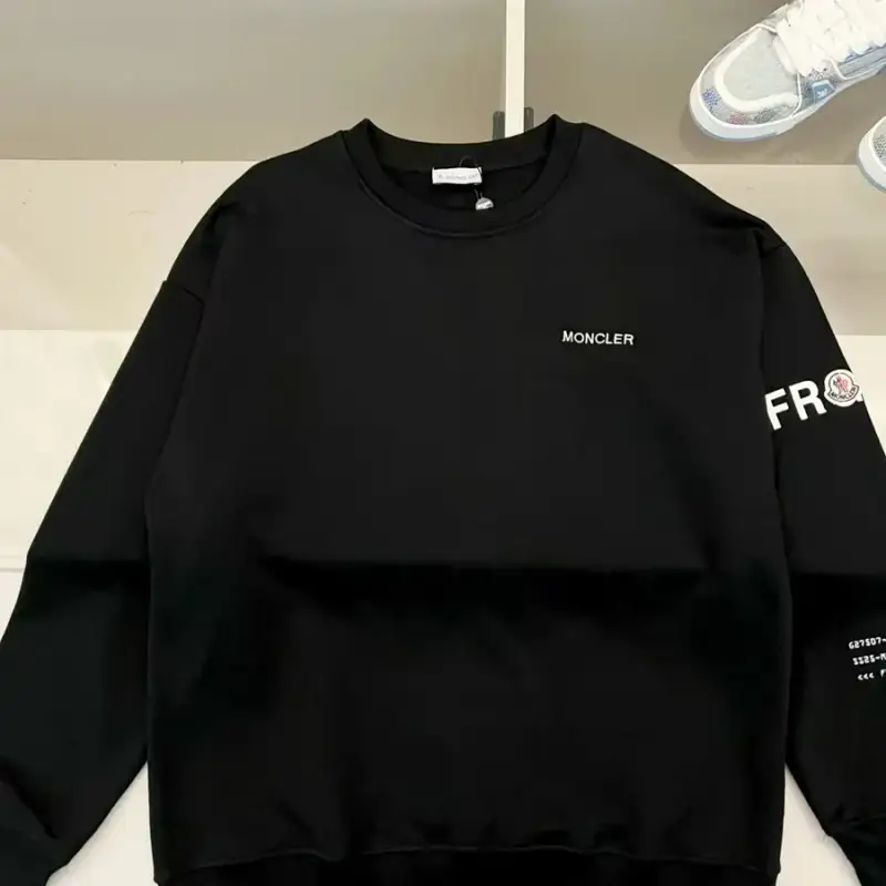 Moncler Hoodie — black colorway — USFans Spreadsheet photo