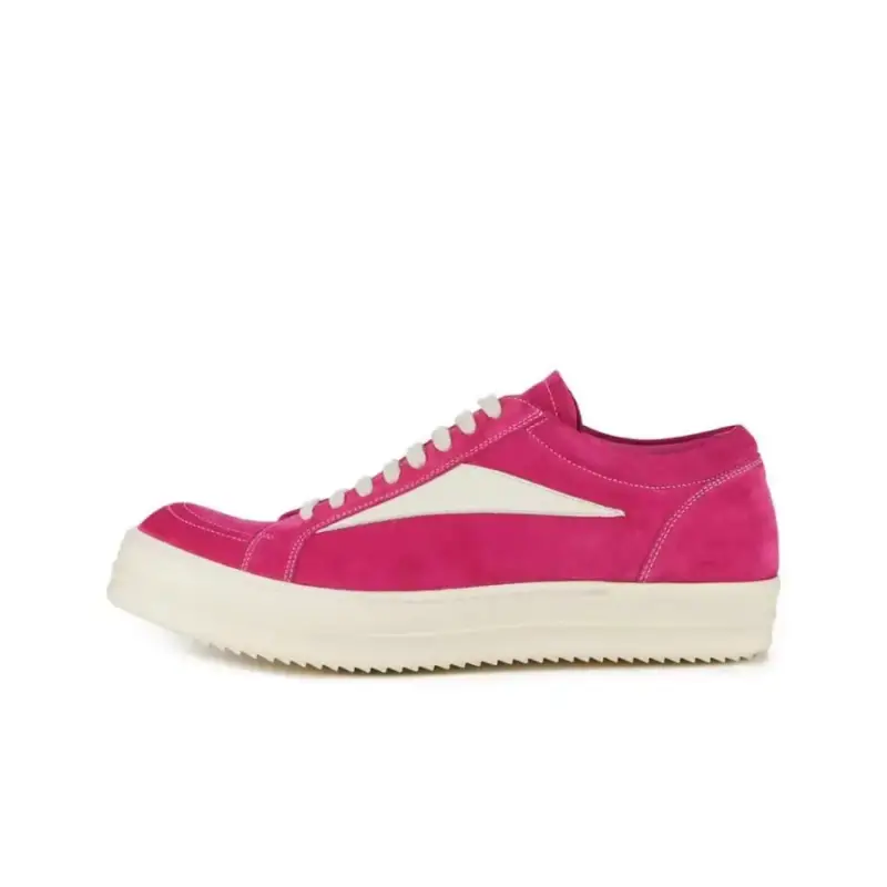 Rick Owens Vans Sneakers Denim — Fuchsia suede colorway — USFans Spreadsheet photo