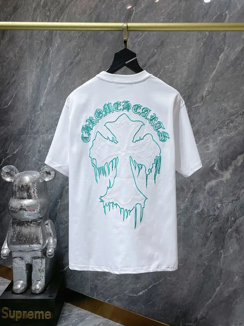 Chrome Hearts Leather Tee — 8768 White colorway — USFans Spreadsheet photo