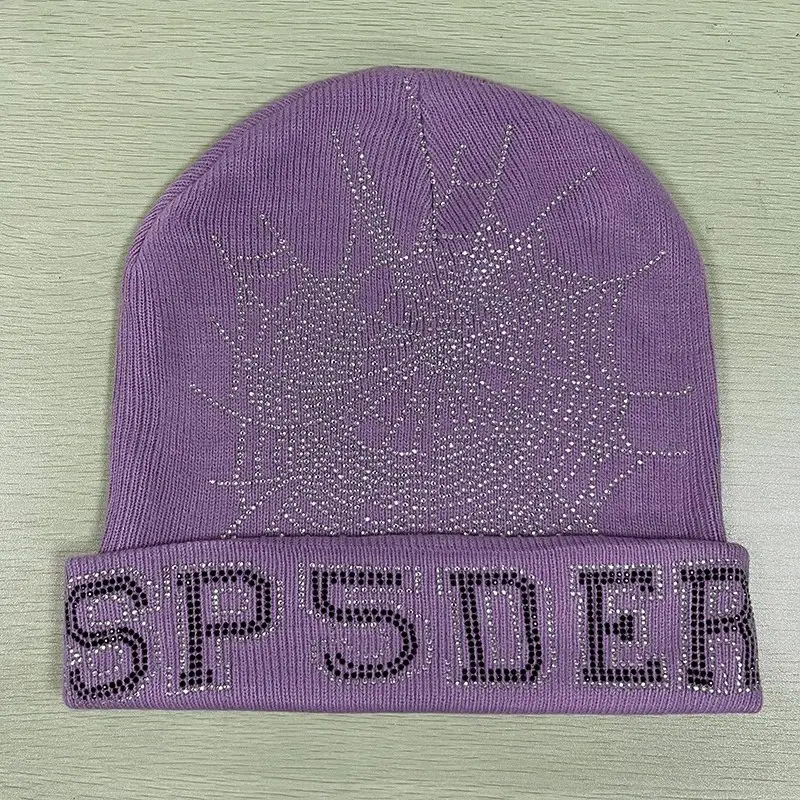 Sp5der Blue Beanie — purple colorway — USFans Spreadsheet photo