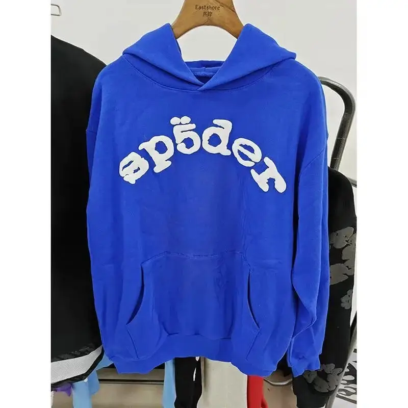 Sp5der Blue Hoodie — new blue colorway — USFans Spreadsheet photo
