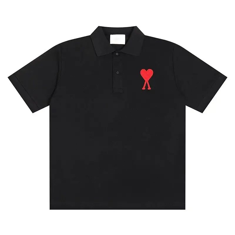 Ami Paris Polo — Black-Red -119# colorway — USFans Spreadsheet photo
