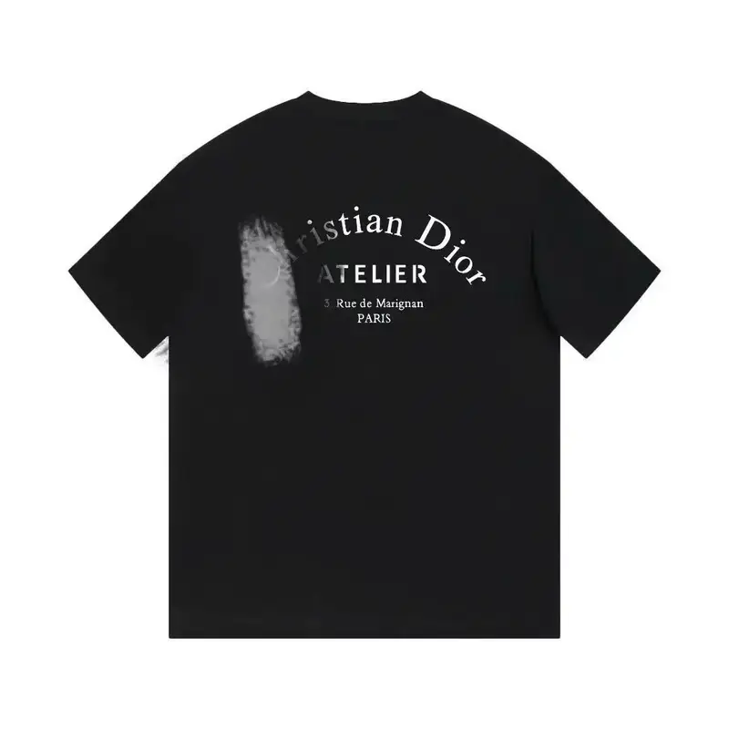 Christian Dior Atelier T-Shirt — Black White Letter One colorway — USFans Spreadsheet photo