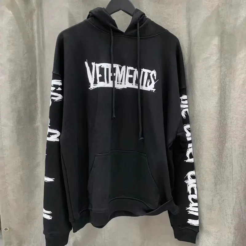 Good Vetements Hoodie — V122 Black colorway — Kakobuy Spreadsheet photo