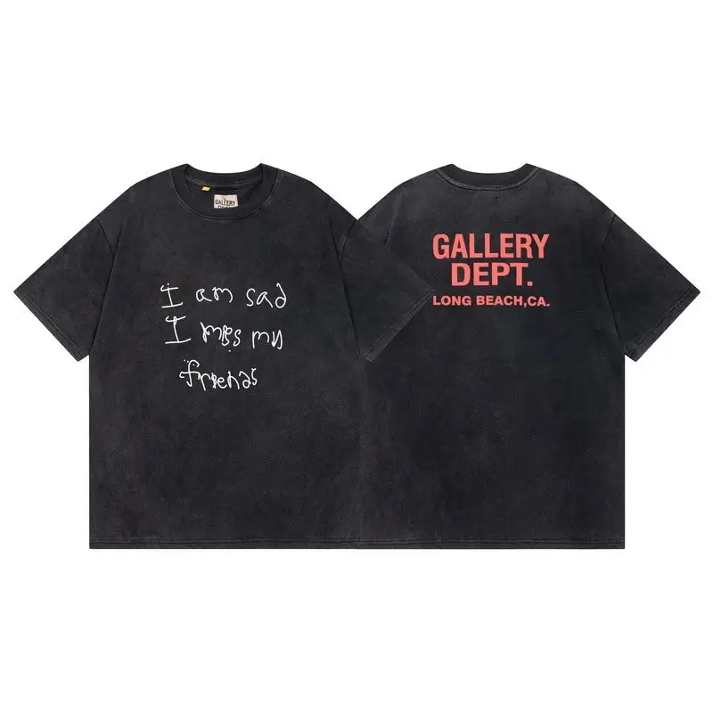 Gallery Dept TEES — G87 Washed Black colorway — USFans Spreadsheet photo