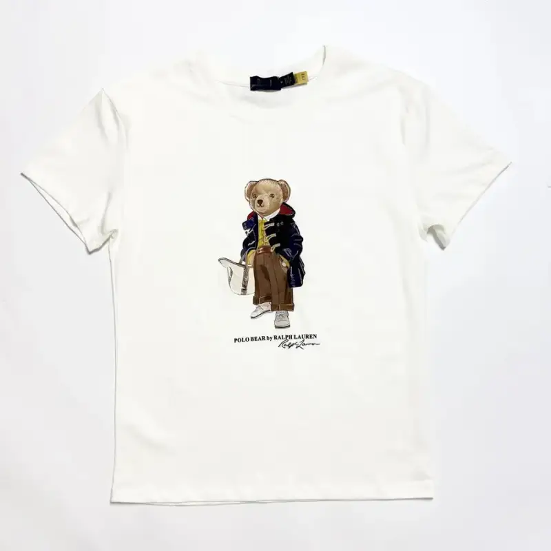 Ralph Lauren Bear Tee — white colorway — USFans Spreadsheet photo