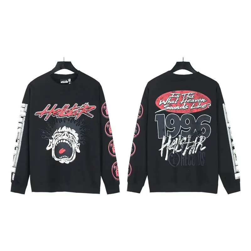 Hellstar Tee Hoodie — D111 wash water black colorway — USFans Spreadsheet photo