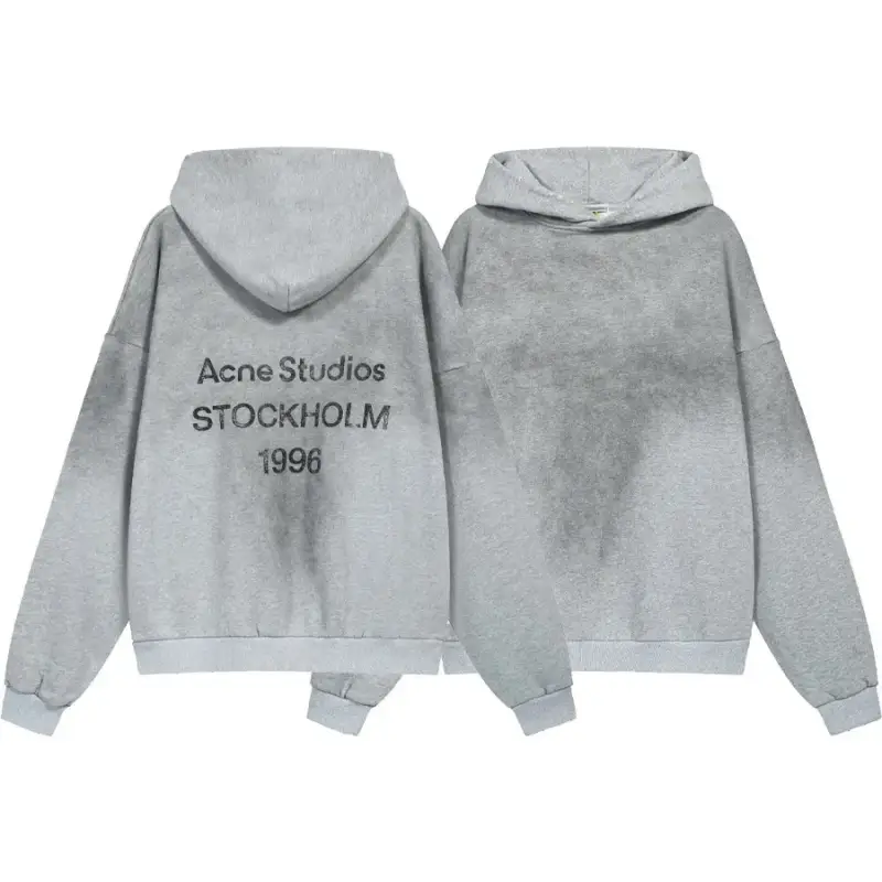 Acne Studios Hoodie — Bleaching ash colorway — USFans Spreadsheet photo