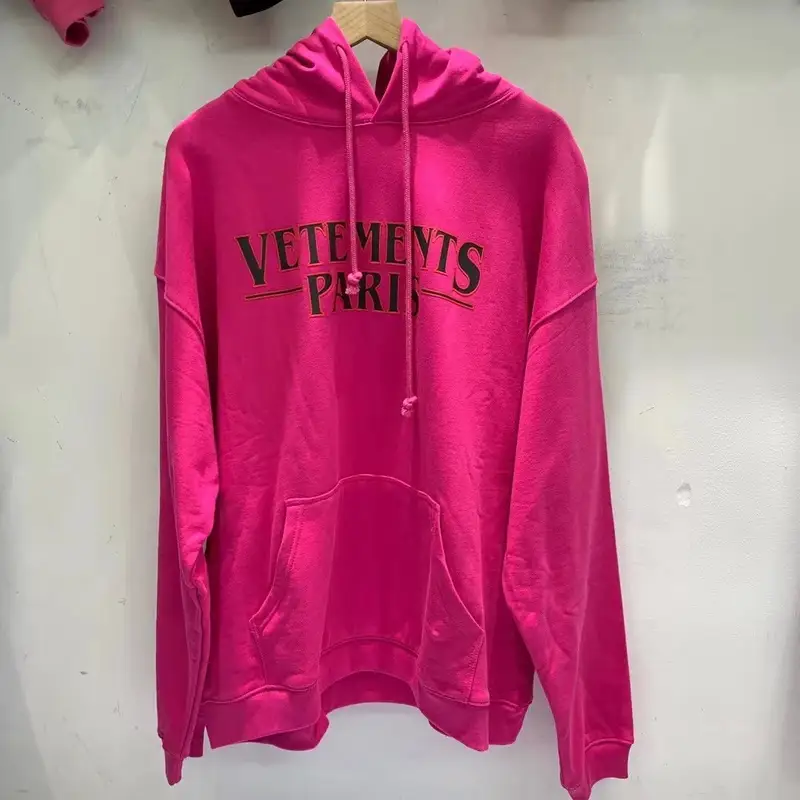 Good Vetements Hoodie — V129 Red colorway — Kakobuy Spreadsheet photo