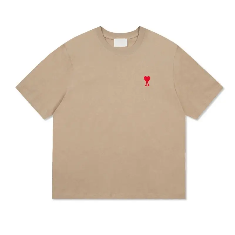 Ami Paris T-Shirts with Small Logo — Little Love-khaki colorway — USFans Spreadsheet photo