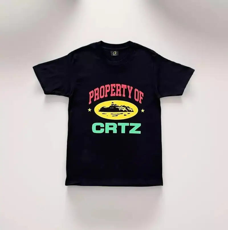 Corteiz Tee — double star black colorway — USFans Spreadsheet photo