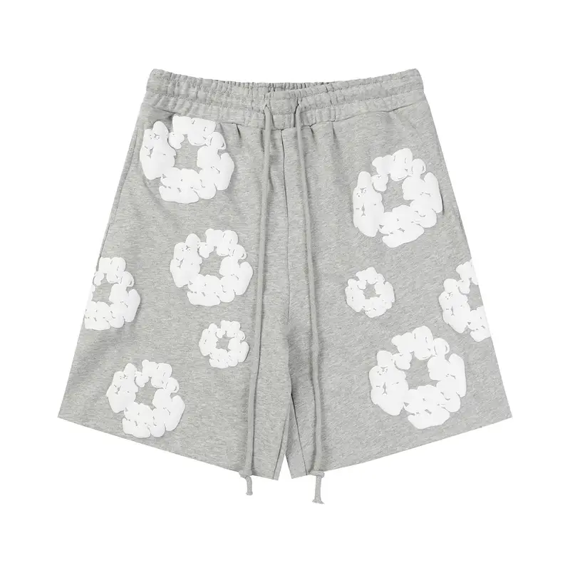 Denim Tears Short Set (Grey & Navy & Black) — Grey colorway — USFans Spreadsheet photo