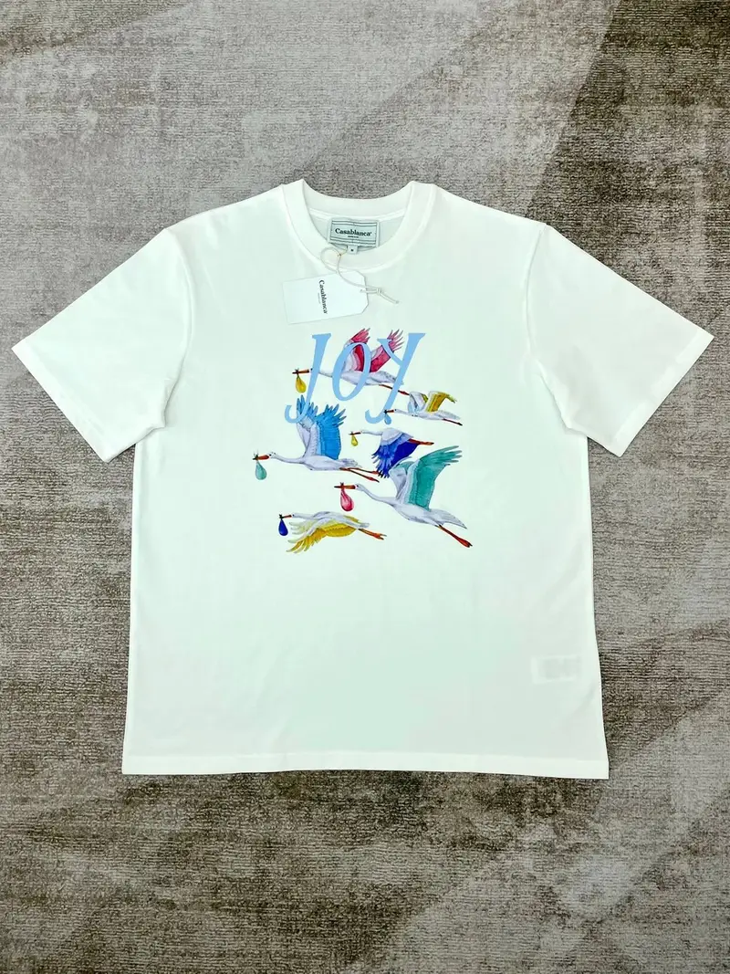 Casablanca T-Shirt — White 10 colorway — USFans Spreadsheet photo