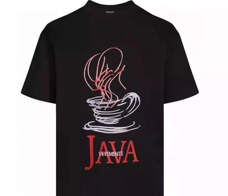 Vetements Java White T-Shirt — 2 colorway — USFans Spreadsheet photo