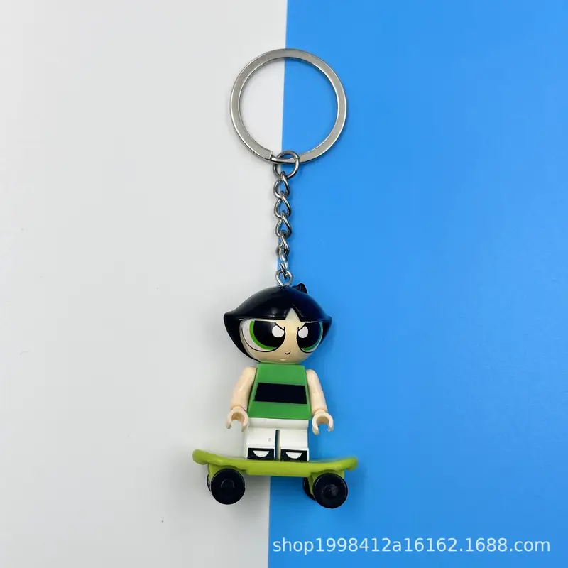 Lego Keychain Pendants — The Powerpuff Girls: Bubbles colorway — USFans Spreadsheet photo