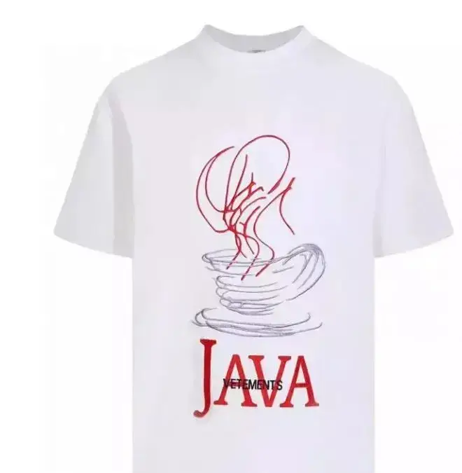 Vetements Java White T-Shirt — 3 colorway — USFans Spreadsheet photo