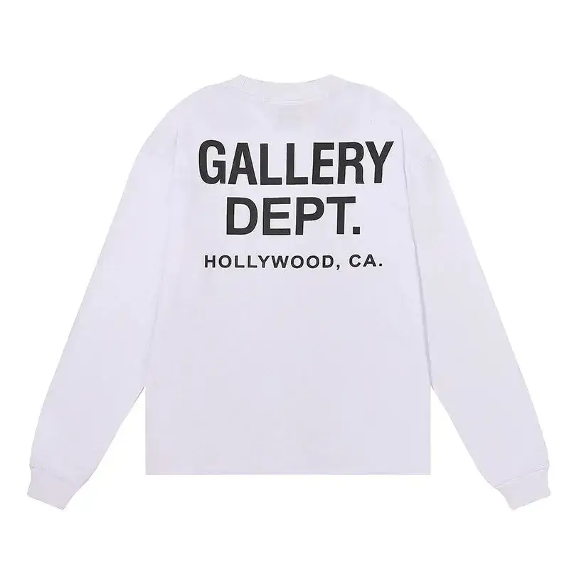 Gallery Dept Longsleeve Hoodie — white colorway — Kakobuy Spreadsheet photo