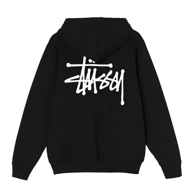 Stussy t-shirt — Black Basic Hoodie colorway — USFans Spreadsheet photo