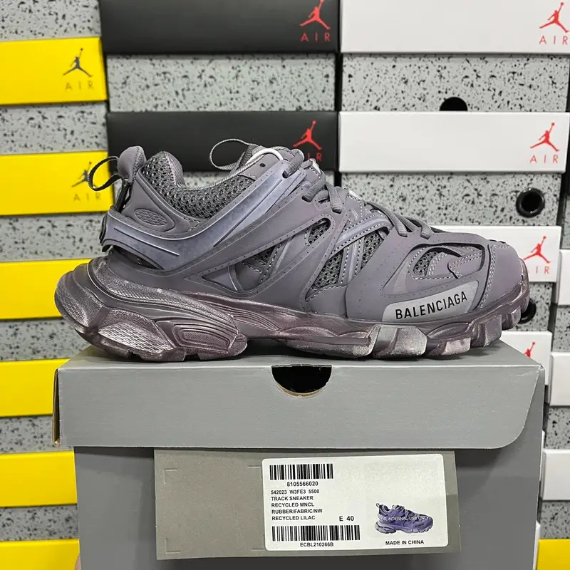 Balenciaga Track 3.0 Pierced Shoes — 5500 lavender colorway — Kakobuy Spreadsheet photo