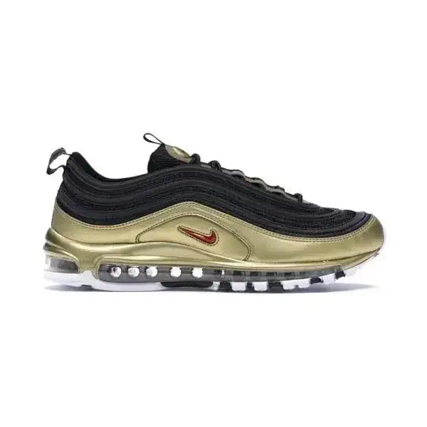 Air Max 97 x Off-White (Vanta) — BlackMetallicGold colorway — USFans Spreadsheet photo