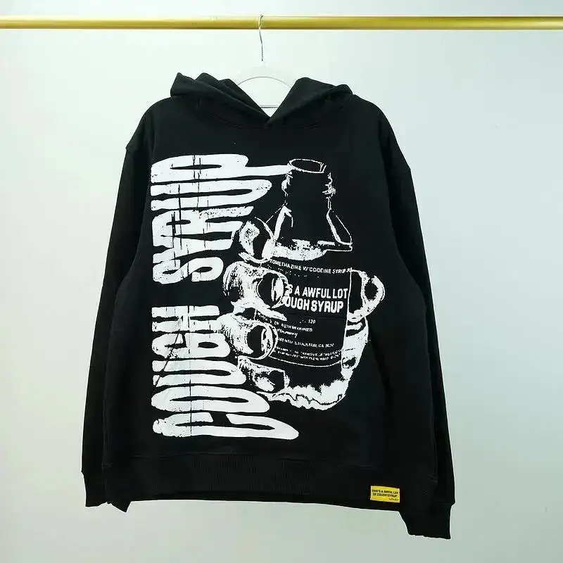 That's a Awful Lot of Cough Syrup Hoodie — black colorway — Kakobuy Spreadsheet photo