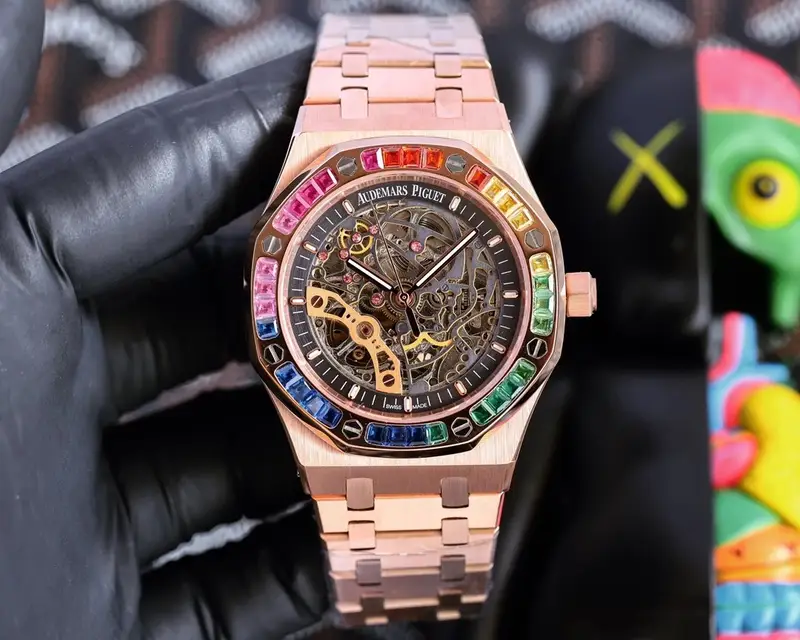 Stones Covered Audemars Piguet — Rose Gold Shell-Black Plate Steel Strip colorway — USFans Spreadsheet photo
