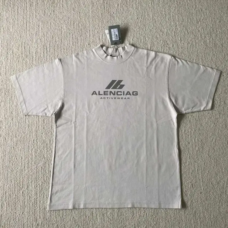 Balenciaga Activewear T-Shirts — Light gray colorway — USFans Spreadsheet photo