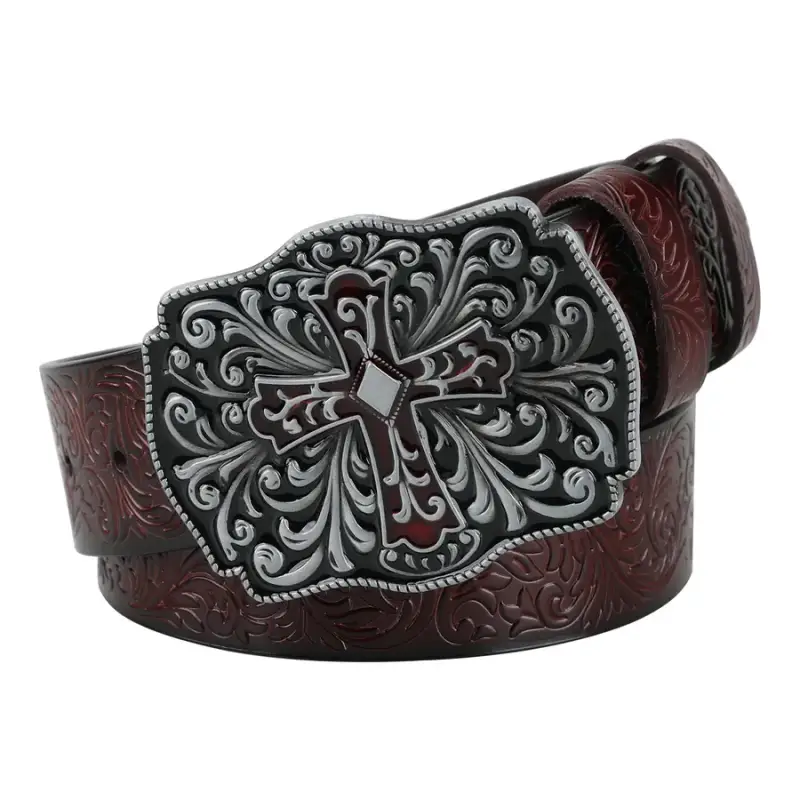 Chrome Hearts belt — coffee colorway — USFans Spreadsheet photo