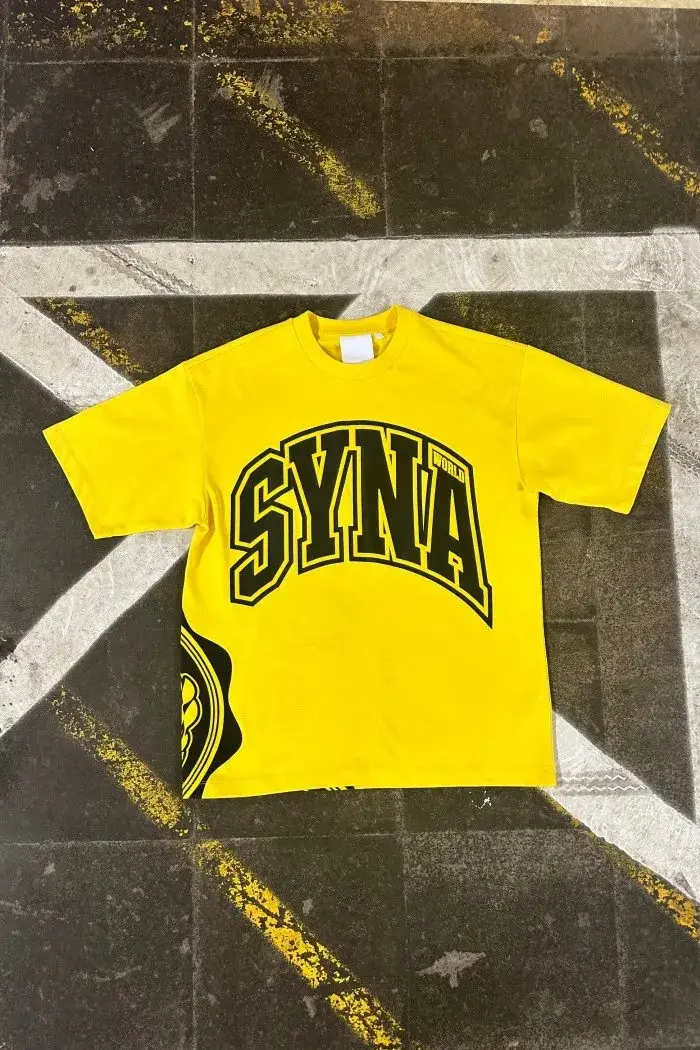 syna world Tees — SYTX33 Yellow colorway — USFans Spreadsheet photo