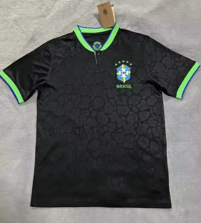 Jersey — 2022 Black Brazil Home colorway — USFans Spreadsheet photo