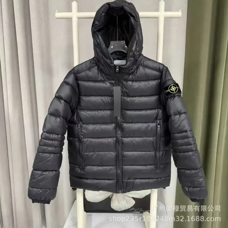 Stone Island Junior Logo-Patch Padded Jacket — Black colorway — USFans Spreadsheet photo