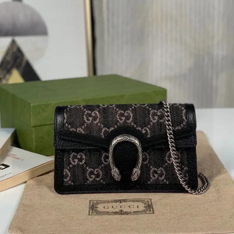 Gucci Dionysus Bag — All Black colorway — USFans Spreadsheet photo