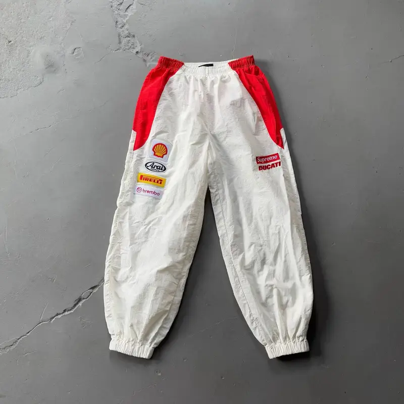Supreme Ducati Tracksuit — 067 white/pants colorway — USFans Spreadsheet photo