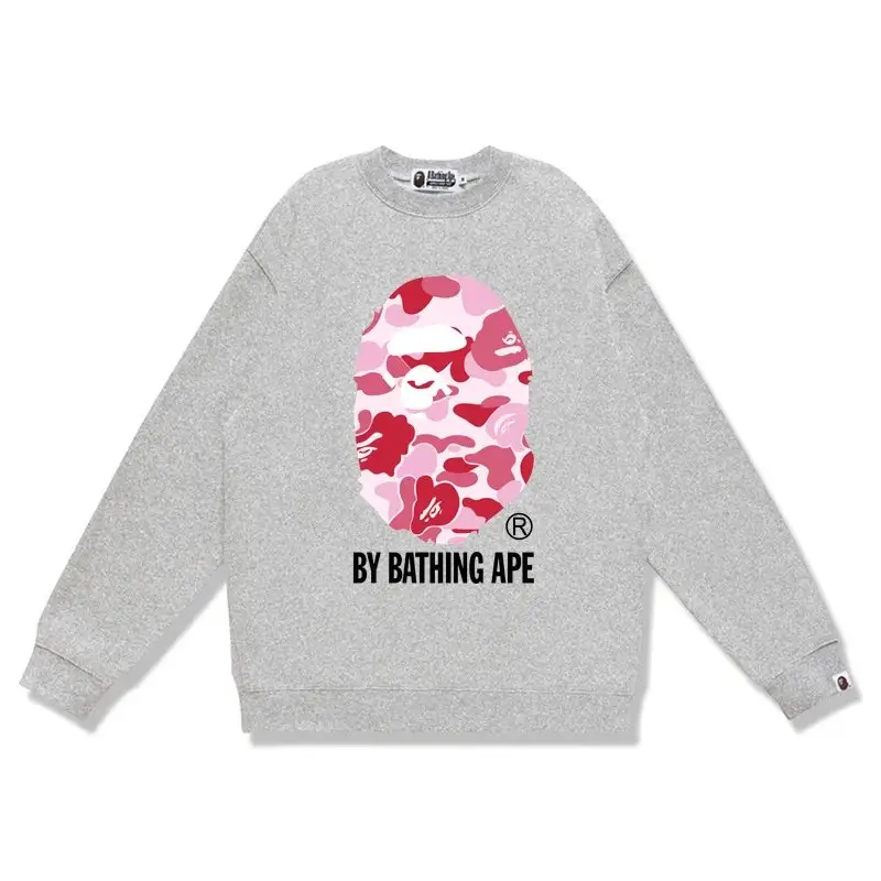 Bape Crewneck — W170 gray pink colorway — USFans Spreadsheet photo