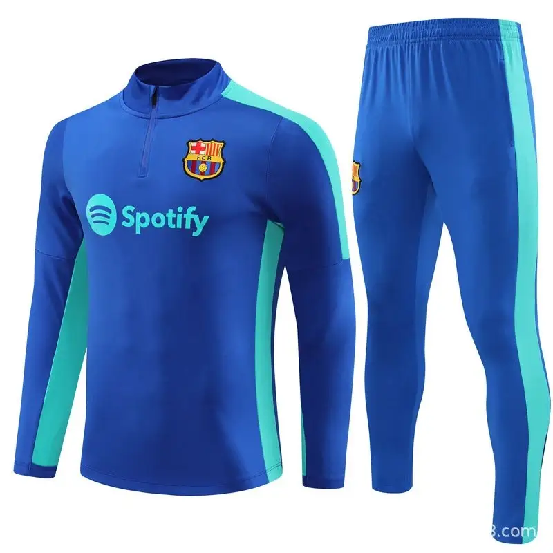 Barcelona Tracksuit — 2324 Barcelona color blue color [color m colorway — USFans Spreadsheet photo