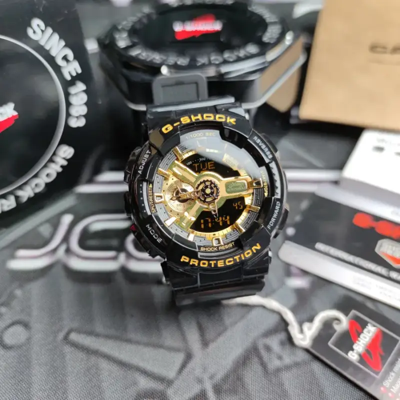 G-SHOCK Casio GA-110GW-7AER Watch — Black gold colorway — USFans Spreadsheet photo