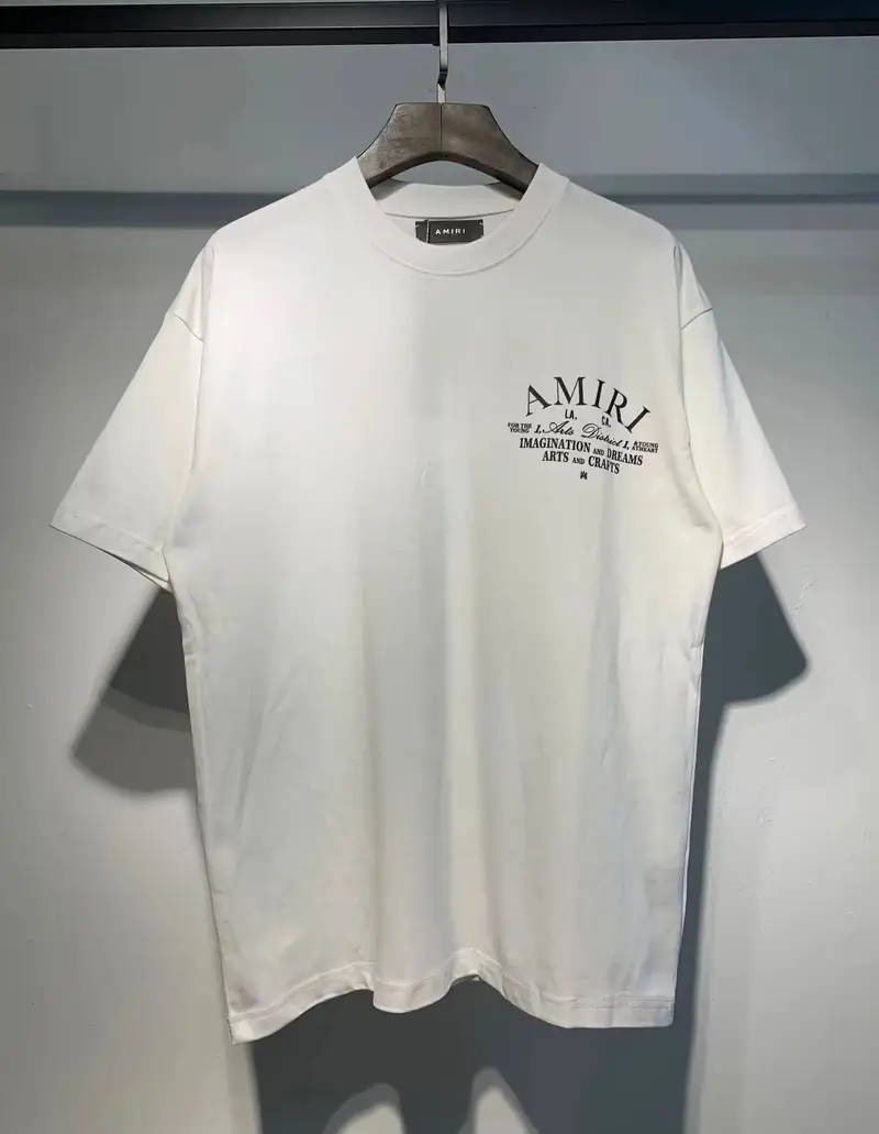 Amiri T-Shirts — 675 white colorway — USFans Spreadsheet photo