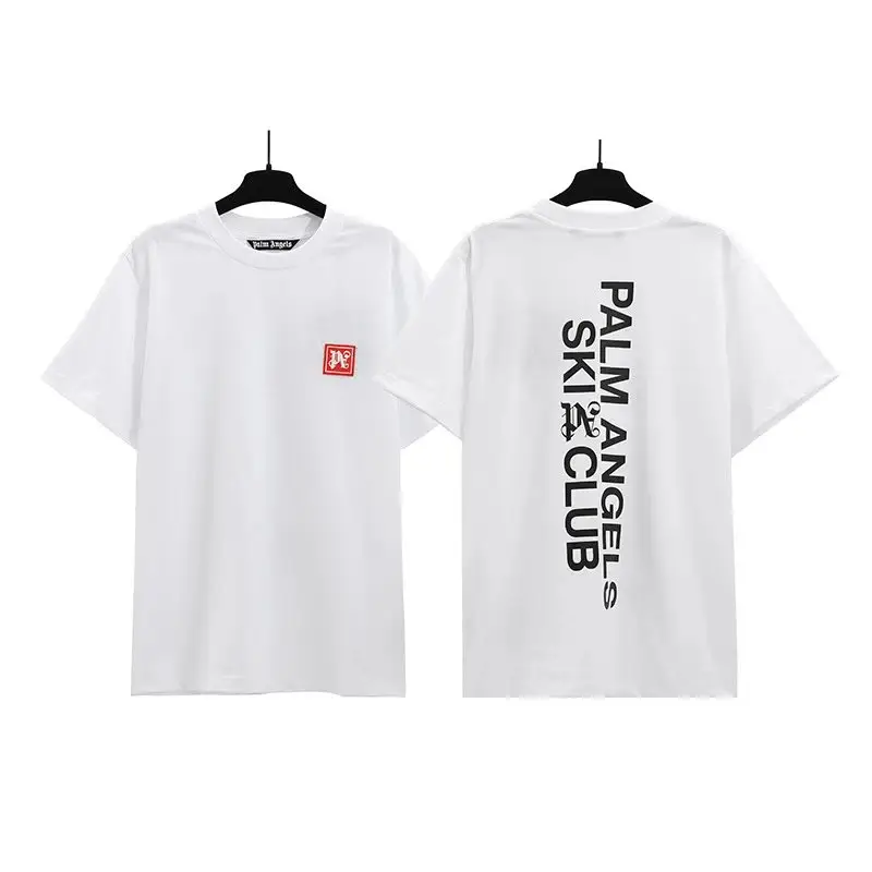 Palm Angels Monogram NY Spray Tee — 2272 white red colorway — USFans Spreadsheet photo