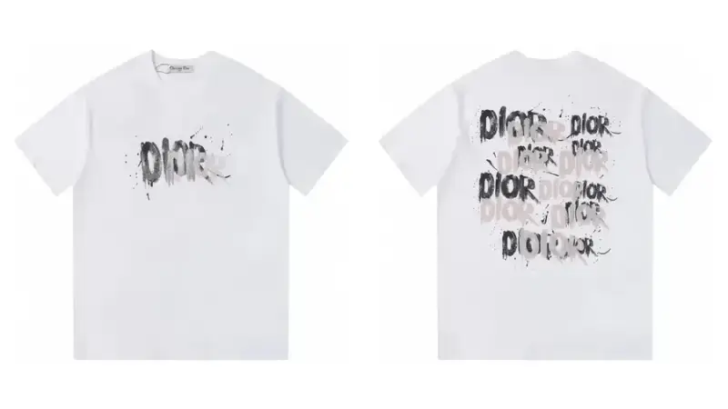DIOR Tee — 2532 white colorway — USFans Spreadsheet photo