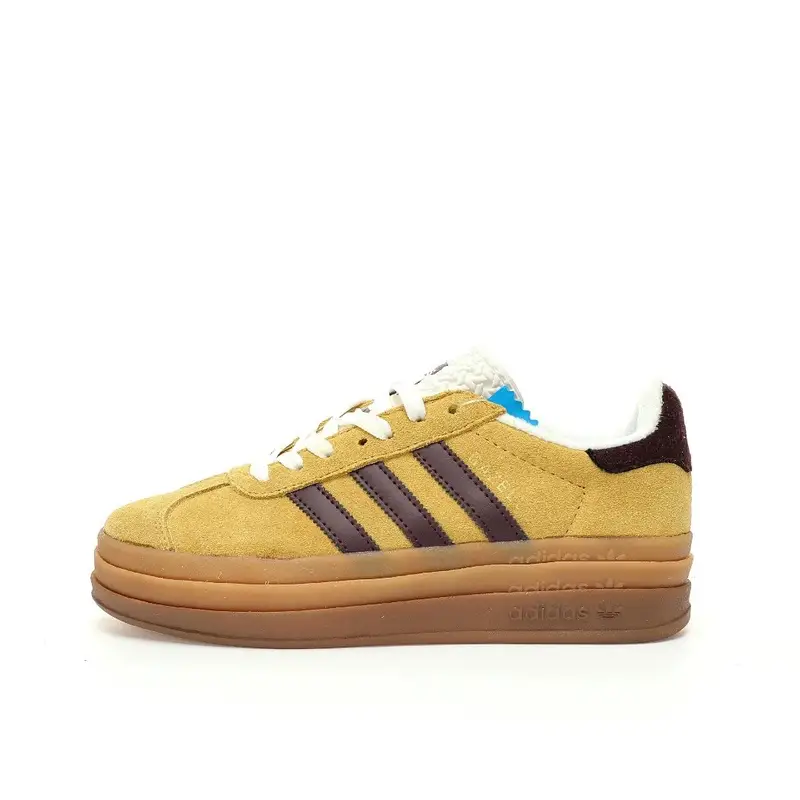Adidas Originals Gazelle Bold — Turmeric Deep Brown Raw Rubber Base IF59 colorway — Kakobuy Spreadsheet photo