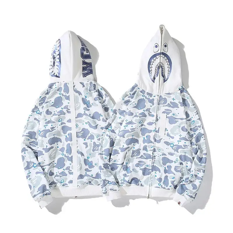 Bape Shark Hoodie — 523 White colorway — USFans Spreadsheet photo