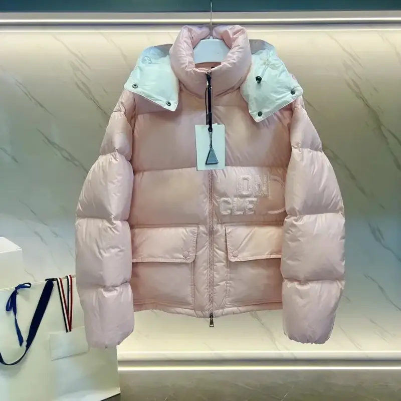 Women's Moncler Jacket — Pink colorway — USFans Spreadsheet photo