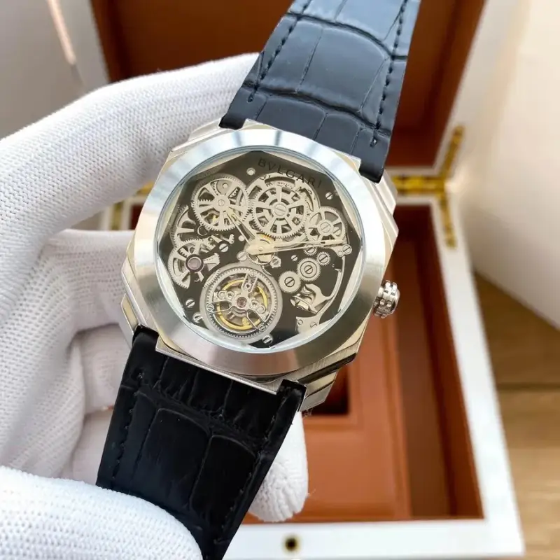 Bvlgari Watch — Silver Shell-Black Plate Black Belt colorway — USFans Spreadsheet photo
