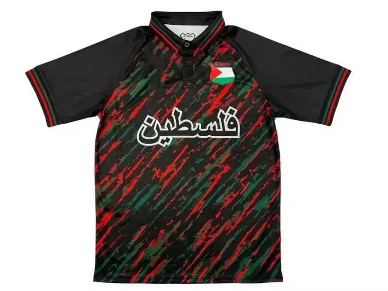 Palestine Jersey — Vintage Palestinian Paint Edition colorway — Kakobuy Spreadsheet photo