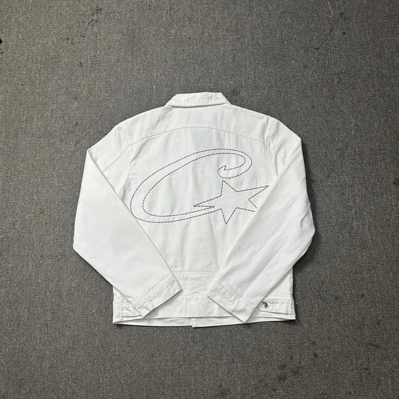 Corteiz jeans short — 8006 White colorway — USFans Spreadsheet photo